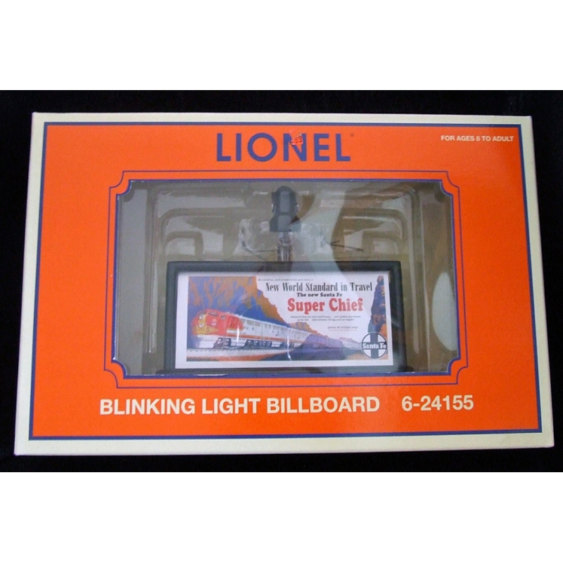 Lionel Accessory 6-24155 Blinking Light Billboard-NEW