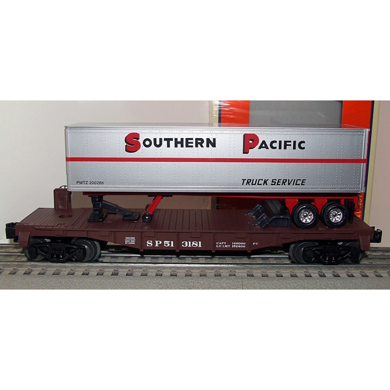 Lionel Model Train Car 6-36086-Southern Pafific RR-TOFC-NIB