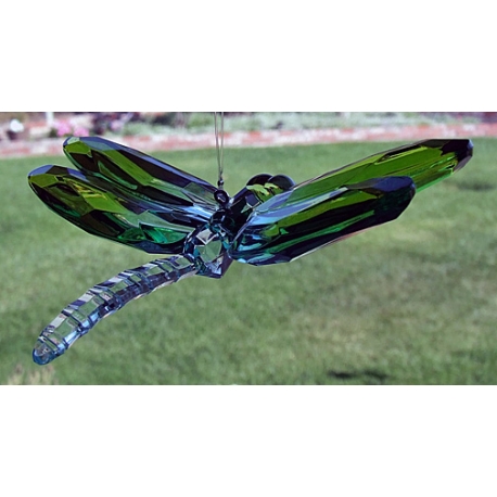 CRYSTAL Expressions by GANZ-Two Toned Dragonfly-Blue-Green