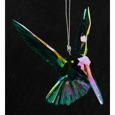 Kurt S. Adler-Acrylic Iridescent Hummingbird Ornament
