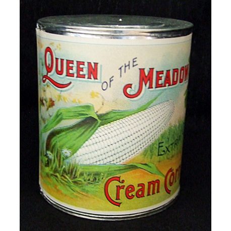 New-Dixie Tinworks-No.3 Tin Can with New Original Olney & Floyd Label